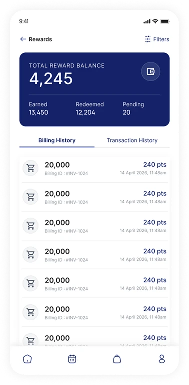 pharma app dashboard