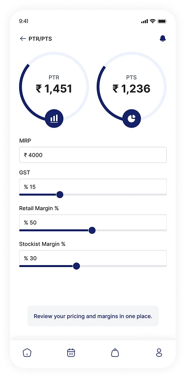 pharma app dashboard